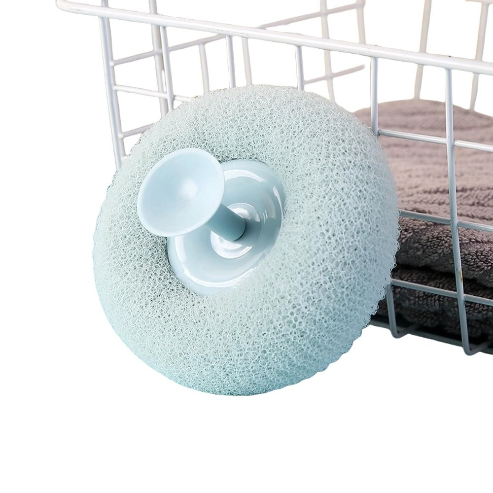 AKPEILISP 2 Pieces of Bath Balls, New Bath Balls with Suction Cups, Bath Balls, mud rubbing Artifacts, exfoliating bubbling Balls, Soft and Non-Loose, Bath Flower Hanging