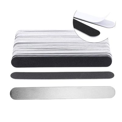 10P 240Grit-1P Metal | 10Pcs Black Ment Nail File with Steel Handle Removable Sandpaper Pads 80 100 180 240 Grit Durable Sanding Files Manicure New 2026 High for Reliable Electronic Component