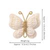 12 Pcs Butterfly Hair Bow Girl, Beige Kid's Cute Hair Clips Barrettes Accessories for Infants Toddlers Baby Kids Fine Hair view 3