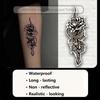 INKPOPO 3 Sheets Semi-Permanent Tattoos for Adults, 7-15 Days Longwear, Waterproof & Realistic Finish, Adult Art Temporary Tattoos, Flower Series 084 view 3