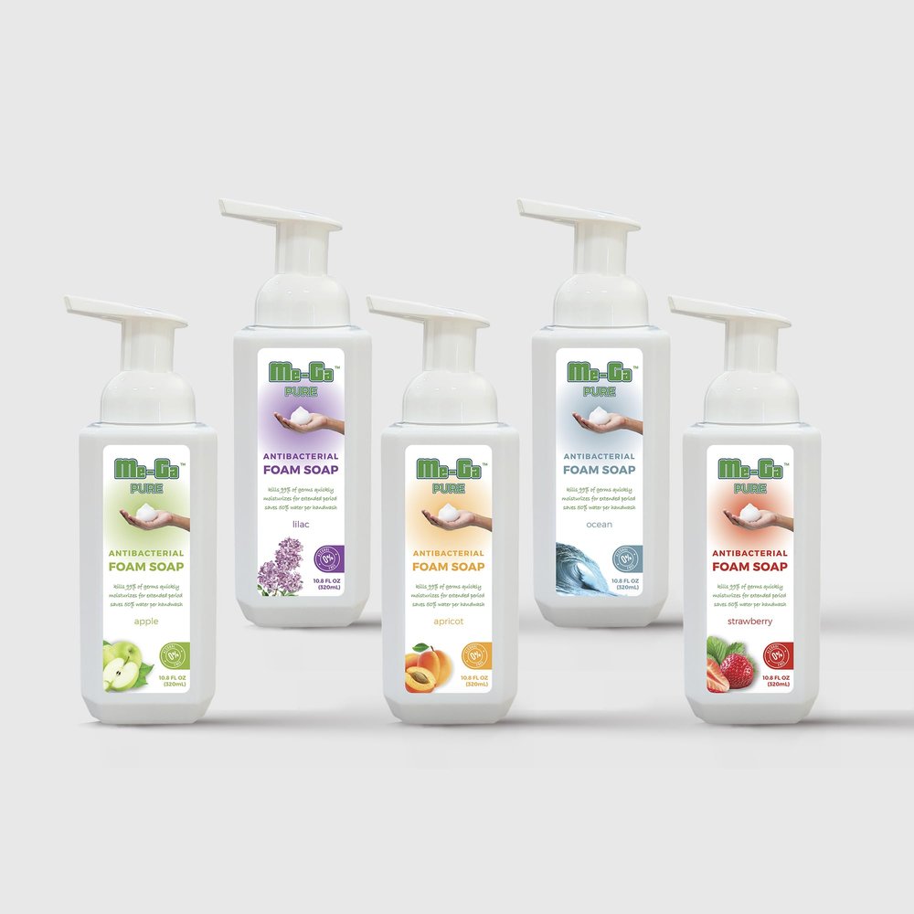 Antibacterial Foaming Hand Soap  320ml (Pack of 3, 5, or 7) (5)