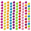 100 Pack 1cm Mini Hair Claw Clips - tiny hair clips - Plastic Mini Hairpins for Women, Girls (Assorted) view 1