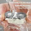 Ozatrox Shaver, Ozatrox 2025 New Upgrade Pocket Shaver USB Mini Shavers, Pocket Size Washable Double Head Electric Razor, Waterproof Shavers (Black) view 3