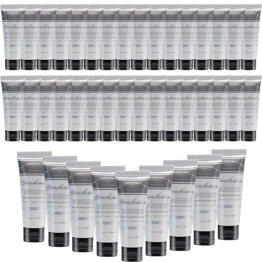 100 Pack Magnolia Mountain Retreat Hand Cream Bulk - Travel Size Scented Hand Lotion Set for Dry Cracked Hands, Ideal Holiday Gift for Women/Nurse/Bridesmaid/Teacher Appreciation, 1.0 oz/30 ml