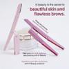 KoDerMa Double Folding Dermaplaning Tool  Face Razor for Women & Men | Peach Fuzz Remover & Eyebrow Trimmer | Easy Exfoliation | K-Beauty Inspired | Ergonomic Blade Design (12) view 2
