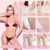 Valentines Day Gifts for Her 2 in 1 Electric Glow Shaver, Portable Bikini Trimmer for Women, Dual Head Rechargeable Electric Razor, IPX7 Waterproof Wet & Dry Use Legs Body Pubic Hair Trimmer for Men view 2