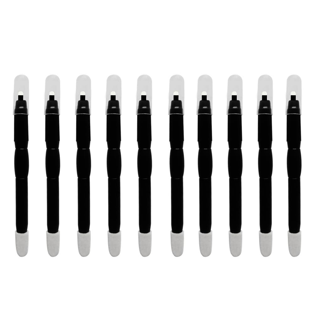ZUSING Disposable Microblading Pens U18 Needles 0.18mm for Tattooing Eyebrows with Pigment Sponge 10 pieces per Box 18U Microblading Disposable Pen