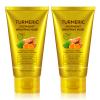 2 Pack Turmeric Vitamin C Collagen Overnight Wrapping Peel Off Mask for Lifting & Firming Face/Neck, Saggy/Dull/Roughed Skin treatment for Clear, Dewy, Radiant Face, 2.53 Oz/75 ML view 1