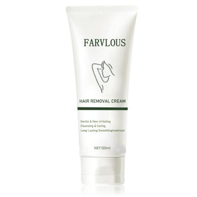 Farvelous Hair Removal Cream for Women, Sensitive Depilatory Cream for Face, Bikini, Arms, Legs, and Underarms, Crema Depiladora Para Mujer, Gentle & Painless Formula (1)