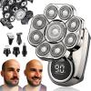 9.0 Ultra Shaver 9D Floating Bald Head Shavers for Men (Silver) view 1