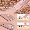 Bikini Trimmer for Women 2-in-1 Electric Razors for Pubic Hair Painless Wet & Dry Use Dual Head Electric Shaver for Women Support 60 Minutes Runtime for Facial Hair Removal & Body & Intimate Areas view 4