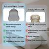 Silicone Bath Pillow for Tub  Ergonomic Bathtub Headrest with Inflatable Air Cushion, Non-Slip Suction Cups & Neck/Back Support  Comfortable Spa Bath Accessory for Relaxation (Grey) view 4
