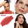 BASMA BEAUTY The Cream Blush, Non-Sticky, Buildable Coverage, Long-Lasting Cheek and Lip Tint with Vitamin E, Aloe Vera, Rosemary Extract, Gluten-Free, Vegan Formula (Mauve) view 4