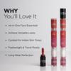 High Five 5-in-1 Face Glam Makeup Stack- Eyeshadow, Highlighter, Lip Gloss, Lipstick & Blush | Long-Lasting, Smudge-Proof, Travel-Friendly | Coy Queen | 4.3ml view 4