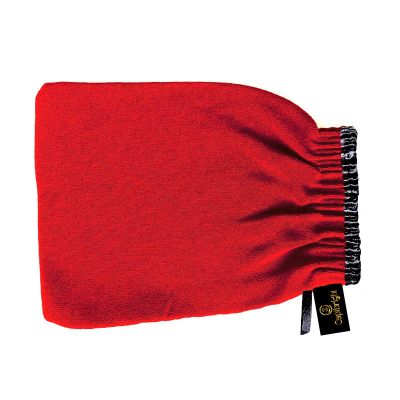CAPTBRIGHT Exfoliating Moroccan Bath Glove Natural Kessa Mitt for Body Scrubbing & Dead Skin Removal | Deep Clean, Improve Circulation, Stretch Mark Reduction | Reusable & Eco-Friendly