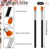 6 Pcs Concealer Brush Under Eye Eyeshadow Applicators Flat Concealer Brush Blending Brushes for Makeup Professional Tools for Applying Cream Liquid Shadows Eye view 2