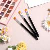6 Pcs Concealer Brush Under Eye Eyeshadow Applicators Flat Concealer Brush Blending Brushes for Makeup Professional Tools for Applying Cream Liquid Shadows Eye view 3
