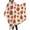 TZTTZT Cute Red Coccinellidae Print Barber Cape - Hair Cutting Capes for Adults, Professional Large Size Barber Cape for Men Women Hairstylist, Hairdressing Salon Capes 66x55 Inches view 2