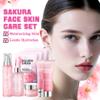 8PCS Sakura Skin Care Set,Hydrating Skincare Gift Set with Facial Cleanser,Face Masks,Facial Serum,Face Cream,Toner and Eye Cream,Deeply Moisturizing Facial Kit for Women and Girls view 2