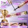 FOLIVIVE 3-in-1 Lash, Brow & Hairline Growth Serum  Eyelash & Eyebrow Growth Serum for Thicker Lashes, Fuller Brows & Hairline Boost  Natural Lash Enhancer for Women & Men  Vegan, Cruelty-Free(8ml) view 2