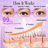 FOLIVIVE 3-in-1 Lash, Brow & Hairline Growth Serum  Eyelash & Eyebrow Growth Serum for Thicker Lashes, Fuller Brows & Hairline Boost  Natural Lash Enhancer for Women & Men  Vegan, Cruelty-Free(8ml) view 4