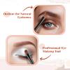 300 Pieces Disposable Makeup Brush Set, Eye Makeup Brush Angled Eyebrow Brushes Bulk Lip Brushes for Women Girls Salon Beauty Cosmetic Make up Tool Esthetician Supplies (Black) view 4