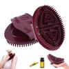 2Pcs Meridian Massage Brush, Handheld Massage Brush for Belly, Beauty Professional Full Body Relaxation Massager Brushs Tools, Full Body SPA Meridian Pressure Brushes with Essential Oils (Brown) view 1