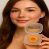 Color Changing Cream Blush  Clear Jelly Blush with Real Flower  Natural pH Tint  Pink or Orange (Orange) view 3