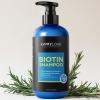 99% Pure Biotin Shampoo for 3X Thicker, Fuller Hair Growth, 80% Less Hair Loss w/Thuja Extract, Batana & Noni Fruit Oil Hair Care for Deep Nourishing,Rosemary Dandruff Treatment for Men Women,11.83oz view 1