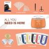 KeShi Waxing Kit, Painless Hair Removal Wax Warmer with 6 Bags Hard WaxBeans for Full Body, Legs, Face, Eyebrows & Bikini Ideal for Both Women & Men(Orange) view 3
