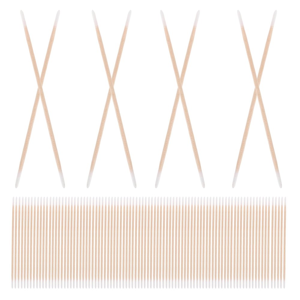 FOMIYES 1200pcs Cotton Swabs: Thin Cotton Swabs With Double-Ended Pointed Tips Wooden Sticks For Precision Cleaning Makeup Nail Art