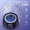 KeShi Waxing Kit, Painless Hair Removal Wax Warmer with 6 Bags Hard WaxBeans for Full Body, Legs, Face, Eyebrows & Bikini Ideal for Both Women & Men(Navy Blue) view 2