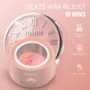 KeShi Waxing Kit, Painless Hair Removal Wax Warmer with 6 Bags Hard WaxBeans for Full Body, Legs, Face, Eyebrows & Bikini Ideal for Both Women & Men(Blush) view 4