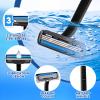 CXYARY 250 Pcs 3 Blade Disposable Razors With Clear Safety Cap, Shaving Razors Bulk for Men &Women, Stainless Steel Blade, Multipurpose Portable Shave Razor for Bathing Hotel Travel, Black view 3