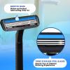 CXYARY 250 Pcs 3 Blade Disposable Razors With Clear Safety Cap, Shaving Razors Bulk for Men &Women, Stainless Steel Blade, Multipurpose Portable Shave Razor for Bathing Hotel Travel, Black view 4