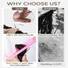 12A #30 Auburn Brown Human Braiding Hair for Boho Braids 2 Bundles 22 Inch 100g Deep Wave Braiding Hair for Bohemian Knotless Braids 100% Unprocessed Virgin Bulk Hair Extensions No Weft view 3
