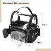 Art Supplies Organizer Case, Transparent Pvc Makeup Bag, Large Waterproof Storage For Artists & Students view 4