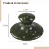 Hot Jade Massage Stone, Green Jade Roller For Facial And Body Relaxation, Ergonomic Design For Comfort view 4