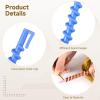 100 Heatless Perm Rods, Curlers For Long Hair, Plastic Styling Kit With Random Color Selection view 4