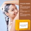 3PCS Lemon Turmeric Soap,Turmeric Soa p Bar for Face and Body,Lemon Turmeri c Soap infused with turmeric Extract, Soft, gentle and effective view 4