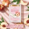 Embleaf Peach Body Butter, Shea Body Butter for Women Dry Skin, Natural Peach Lotion for Body Care Smell Good-3.4 floz+6.8 floz(100ml+200ml) view 3