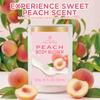 Embleaf Peach Body Butter, Shea Body Butter for Women Dry Skin, Natural Peach Lotion for Body Care Smell Good-3.4 floz+6.8 floz(100ml+200ml) view 4
