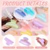 10 PCS Acrylic Hair Claw Clips Non-slip Large Claw Clamps Bulk French Shimmering Stylish Barrettes for Women Girls Thick Thin Hair Home Out Headpiece view 3