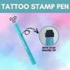 Star Tattoo Stamp Pen 1 Pack, Temporary Tattoo Marker for Face & Body, Waterproof Transfer-Proof Washable Ink, DIY Festival Makeup Art Pen for Summer Party with Snoep in Beperkte Oplage view 2