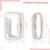 2 Clear Cosmetic Bags For Travel, Waterproof Leather Makeup Storage Pouches With Transparent Windows view 4