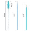 300 PCS Eyelash Extension Supplies Kit, Disposable Micro Swab Brush, Eyebrow Spoolie, Lip Brush, Mascara Wand Applicator (Light blue kits) view 2