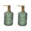 2 pcs Glass Bottle Travel Toiletry Travel Cosmetic containers Clear Travel Bottles Glass Lotion Dispenser with Pump Essential Oils Dispenser Body Wash Dispenser Bottle with Pump view 1