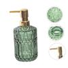 2 pcs Glass Bottle Travel Toiletry Travel Cosmetic containers Clear Travel Bottles Glass Lotion Dispenser with Pump Essential Oils Dispenser Body Wash Dispenser Bottle with Pump view 2