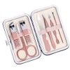 7Pcs Nail Clipper Set, Portable Travel Manicure Set, Stainless Steel & Carbon Steel Mini Manicure Kit, Exquisite Rose Gold Kit for Women and Men For Women view 1