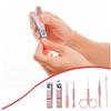 7Pcs Nail Clipper Set, Portable Travel Manicure Set, Stainless Steel & Carbon Steel Mini Manicure Kit, Exquisite Rose Gold Kit for Women and Men For Women view 3